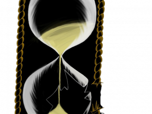 Broken Hourglass PNG Picture