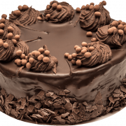 Image PNG de gâteau au chocolat