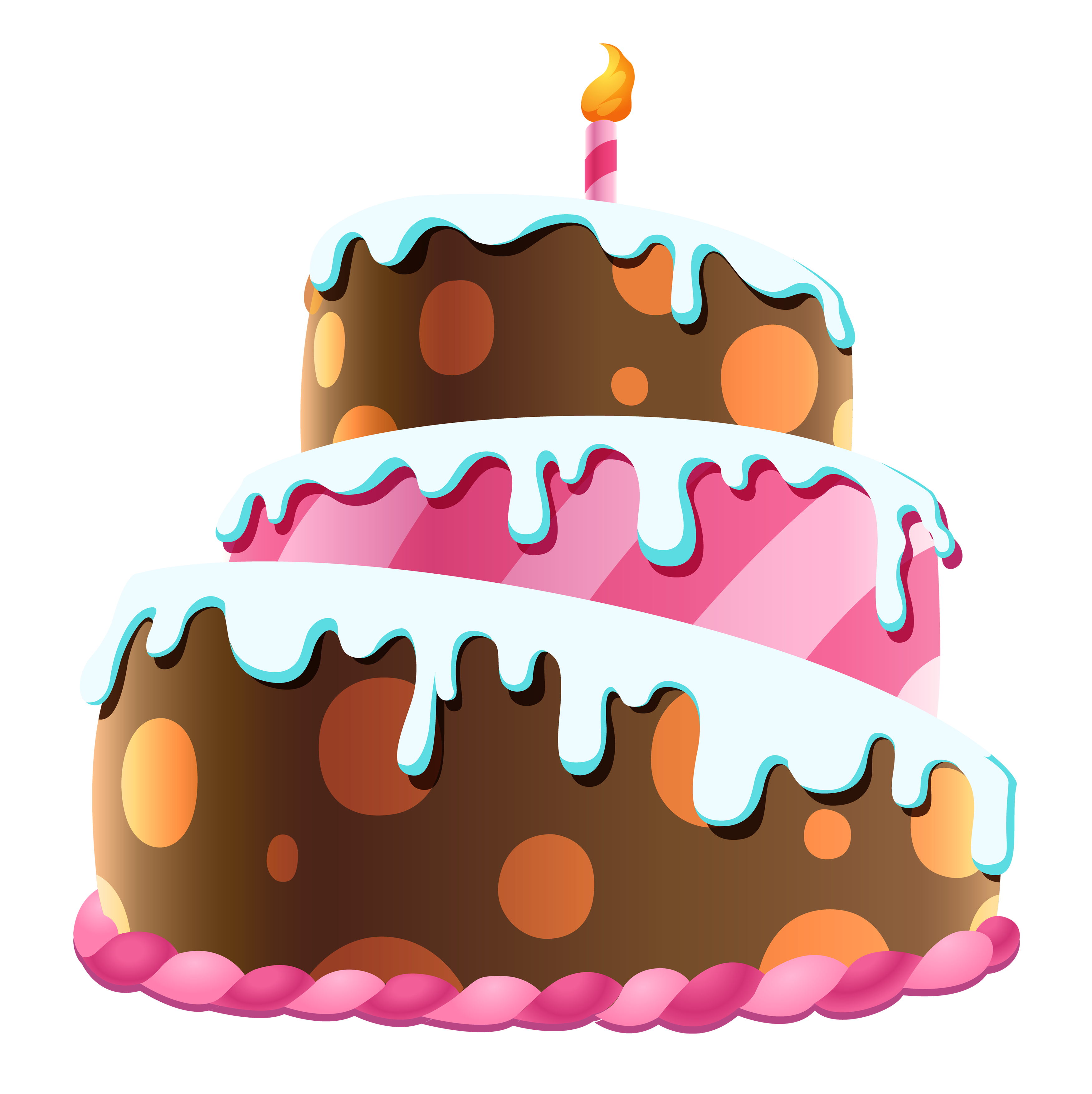 Chocolate cake with candles, fruit decorations, black background png  download - 3540*3712 - Free Transparent Birthday Cake png Download. -  CleanPNG / KissPNG