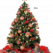 Presente de árvore de Natal transparente
