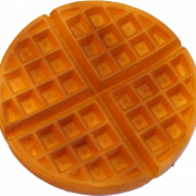 Circle Waffle PNG бесплатное изображение