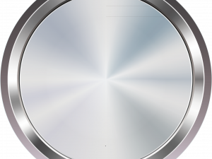 Cirlce Metallic PNG Free Image