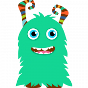 Süßes Monster PNG kostenloses Bild