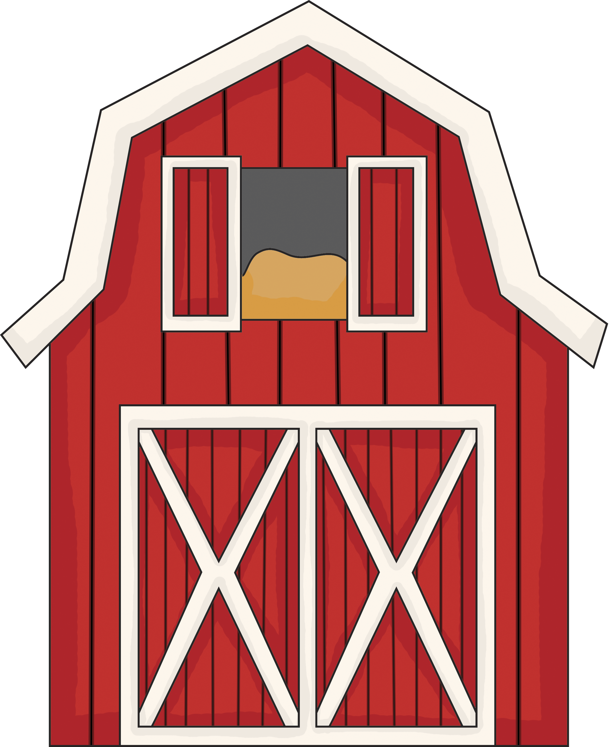 Farm House Barn PNG Image de haute qualité