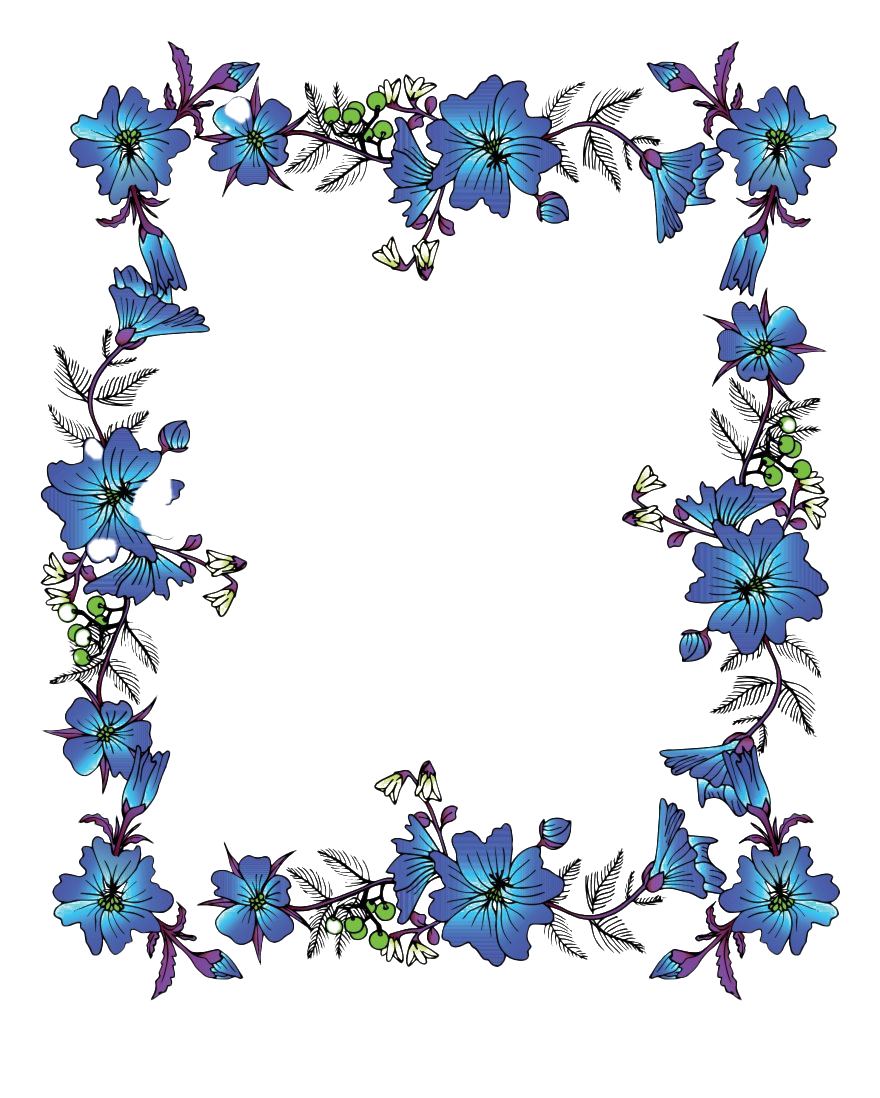 floral pattern border png