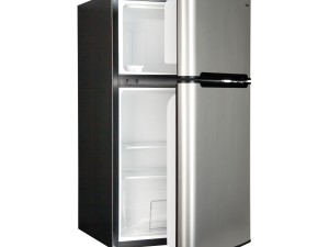 refrigerator, kitchen appliance, stainless steel fridge, food storage unit, Fridge PNG