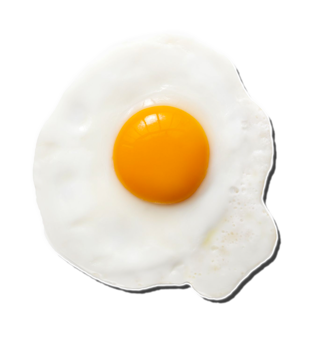 Fried egg PNG transparent image download, size: 2101x1597px