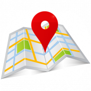 Google Maps Standortmarke transparent