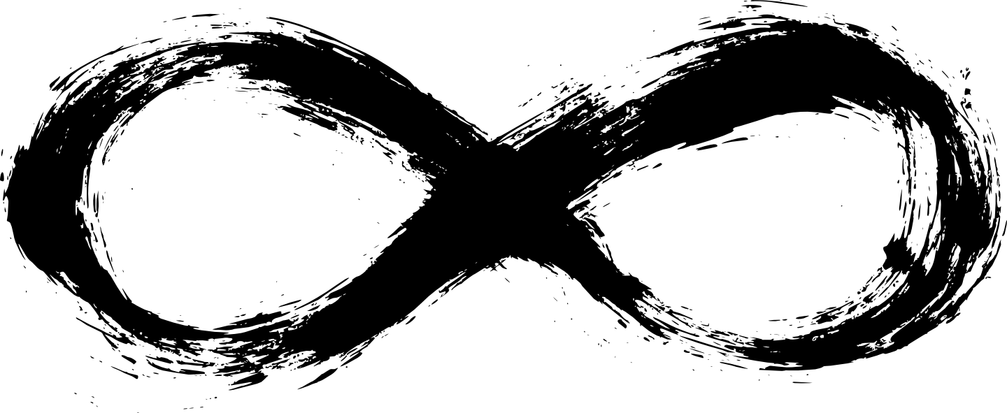 infinity symbol black on transparent background PNG 19787037 PNG