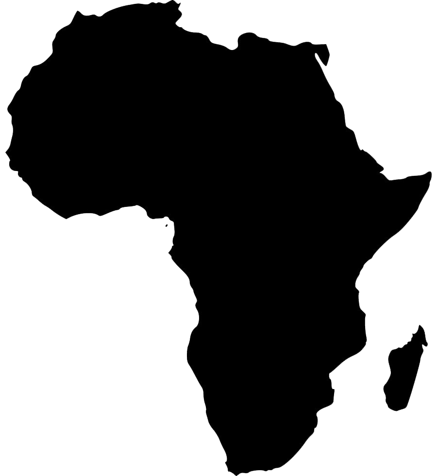 Karte der Afrika -PNG -Datei
