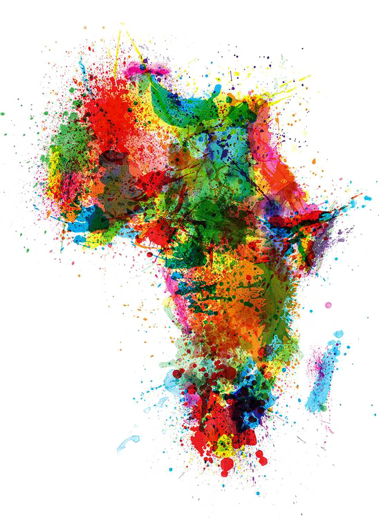 Karte des Afrikas PNG Bild herunterladen Bild