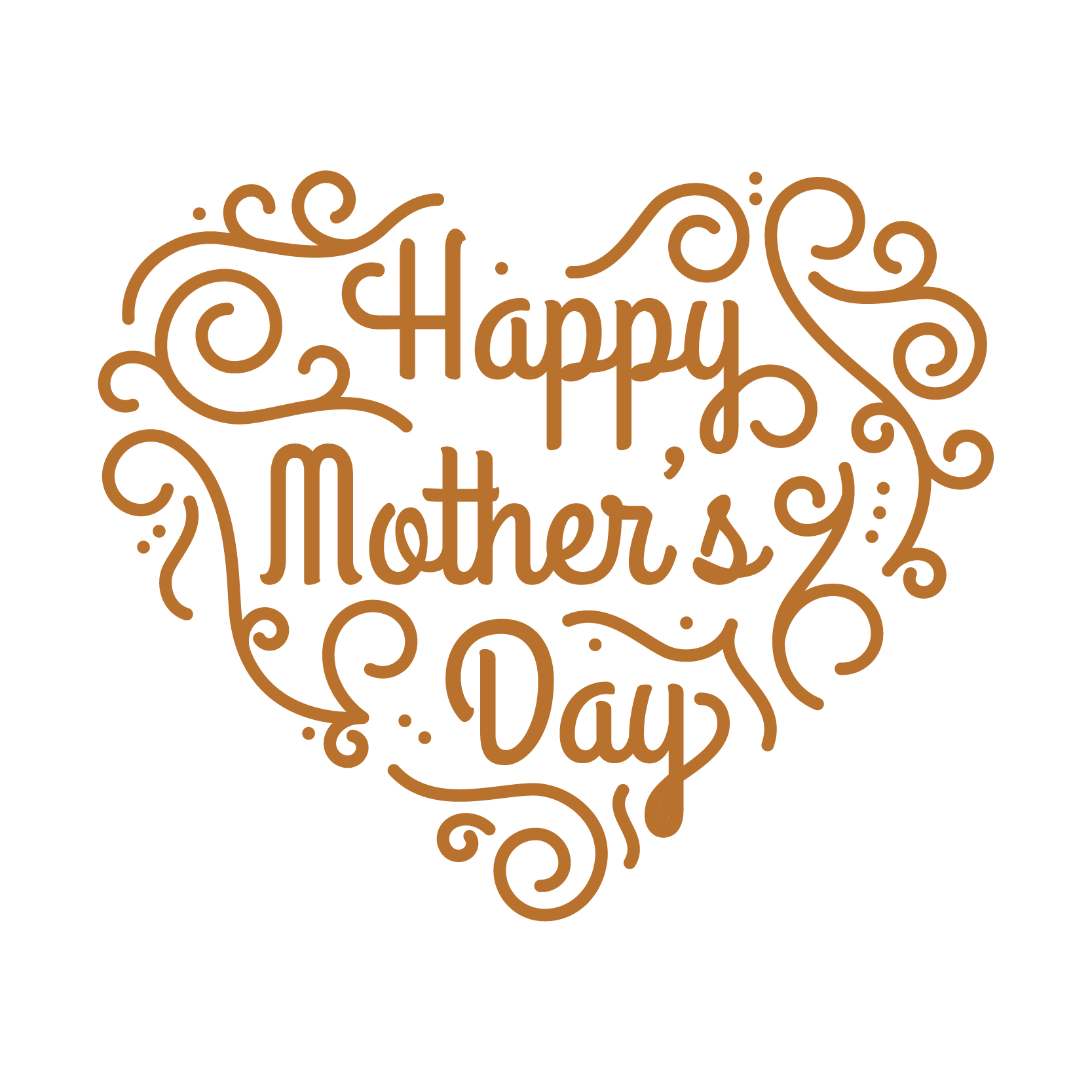 Happy Mother’s Day Text PNG Transparent Images PNG All