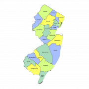 Карта в Нью -Джерси Png Picture