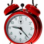 Red Alarm Clock PNG HD Imahe