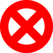 Simbolo del divieto rosso png immagine gratuita