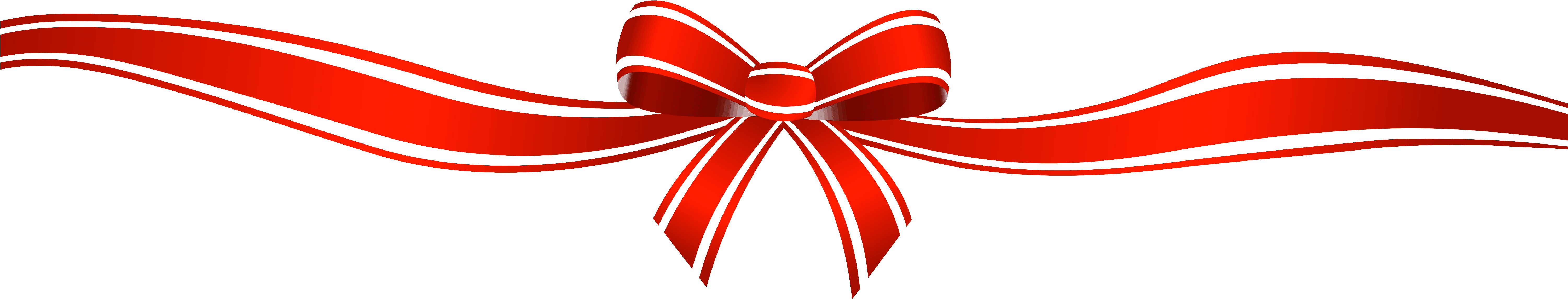 Red Christmas Ribbon Transparent | PNG All