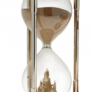 Horloge de sable transparente