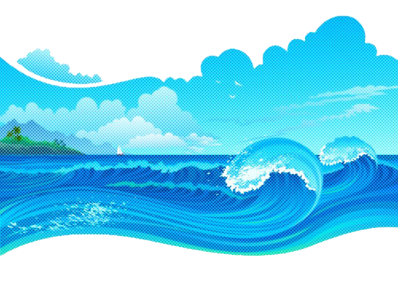 صورة PNG موجة البحر