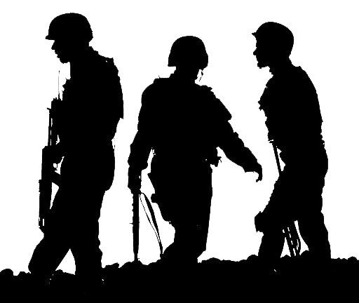 Silhouette Army Png