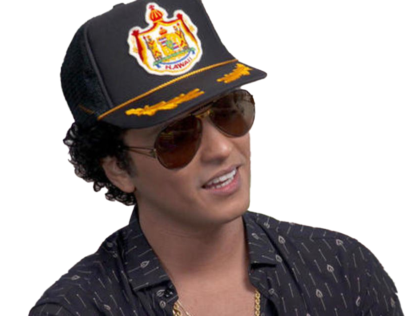 Singer Bruno Mars PNG File Descargar gratis
