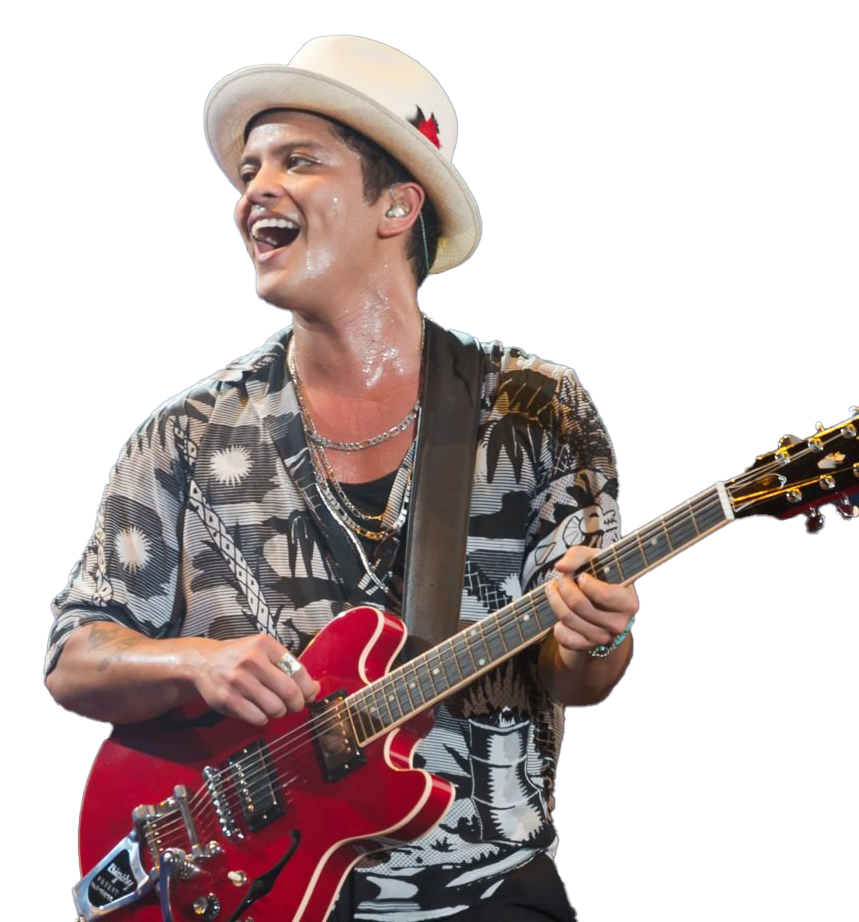 Cantante Bruno Mars PNG Imágenes
