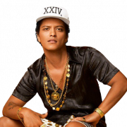 Sänger Bruno Mars PNG Foto