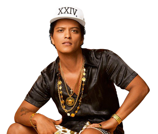 Penyanyi Bruno Mars PNG Foto