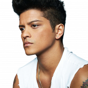 Penyanyi Bruno Mars Transparan