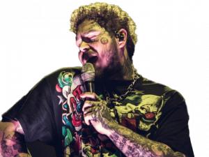 Singer Post Malone PNG Image File