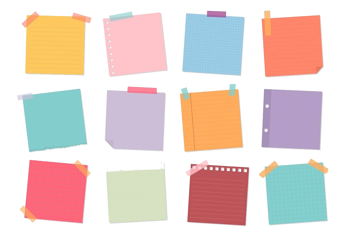 4000 Aesthetic Sticky Notes Png Images 4kpng