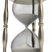 Horloge de sable de temps transparent