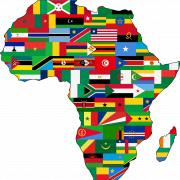 Vektor Afrika Peta PNG