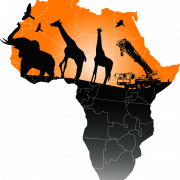 Vector africa map png gambar unduh