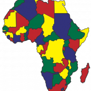 Vector Africa Map PNG HD Imahe