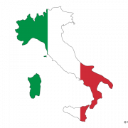 Vector Transparent ng mapa ng Italya