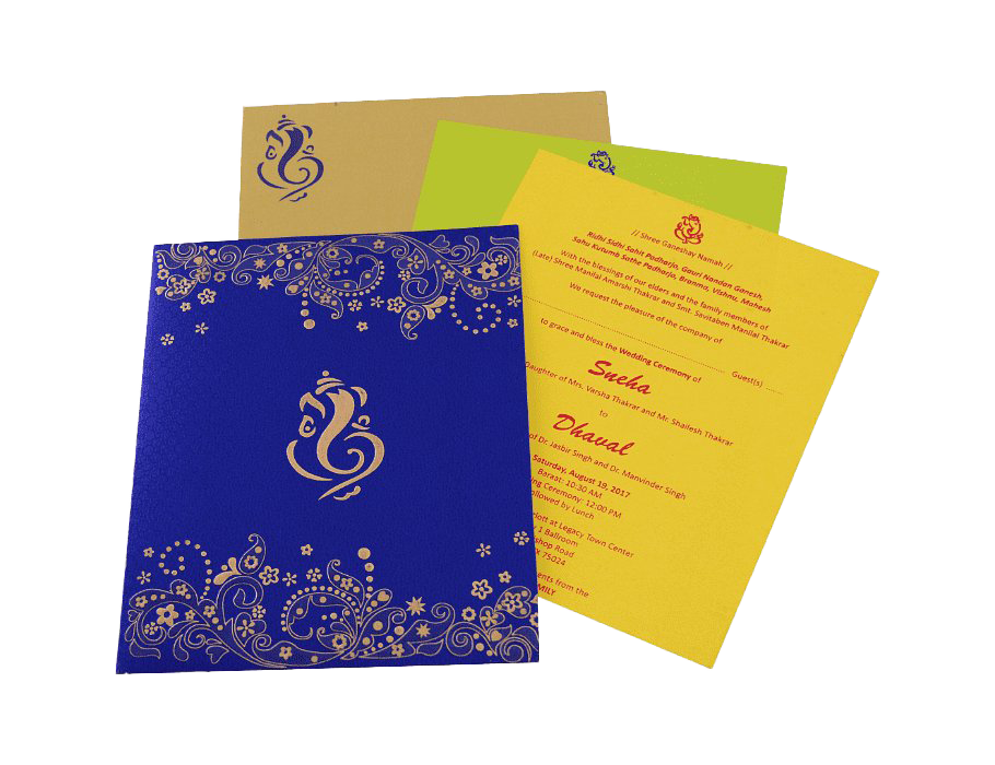 FMC-2235 Indian Wedding Card Designs at best price in Rajkot
