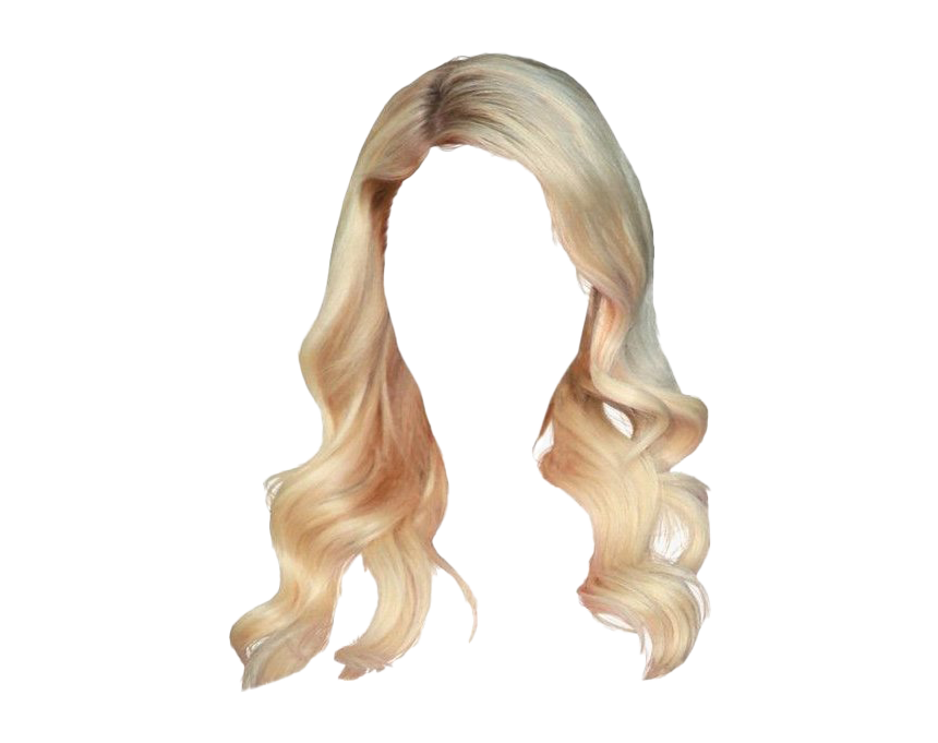 Hair wig PNG transparent image download, size: 2466x1231px