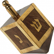 Wooden Dreidel PNG Clipart