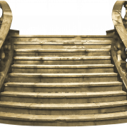 Деревянная лестница прозрачна