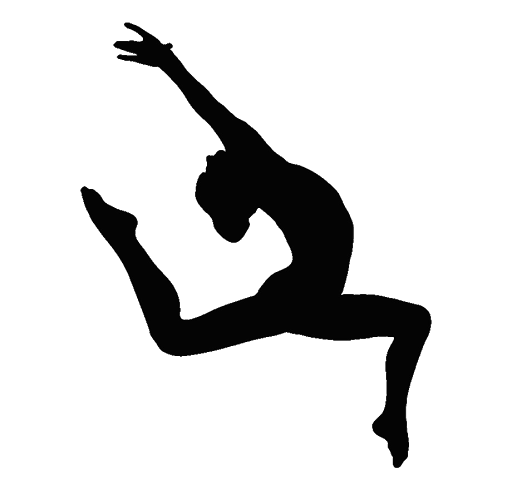 Gymnastics Silhouette PNG File - PNG All