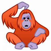 Orangutan PNG -Datei kostenlos herunterladen