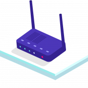 Image du modem à large bande PNG