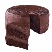 Cake de postre de chocolate archivo png