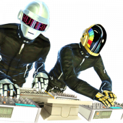 Daft Punk Electronic Duo Transparan