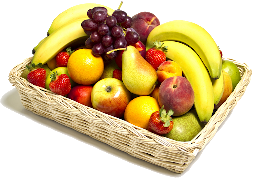 Descarga gratuita de PNG de canasta de frutas