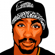 Tupac Shakur PNG resmi