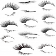 Kirpikler PNG ücretsiz görüntü