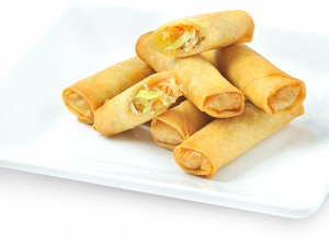 Fried Chinese Spring Roll Transparent