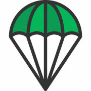 Скользящий парашют PNG -изображение