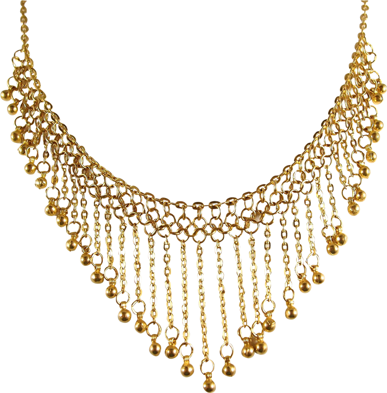 Gold Necklace PNG Image - PNG All | PNG All